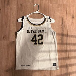 Under Armour Notre Dame Jersey - White and Navy